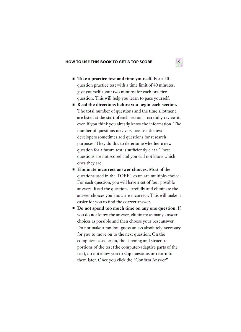 image for page TOEFL Exam Essentials