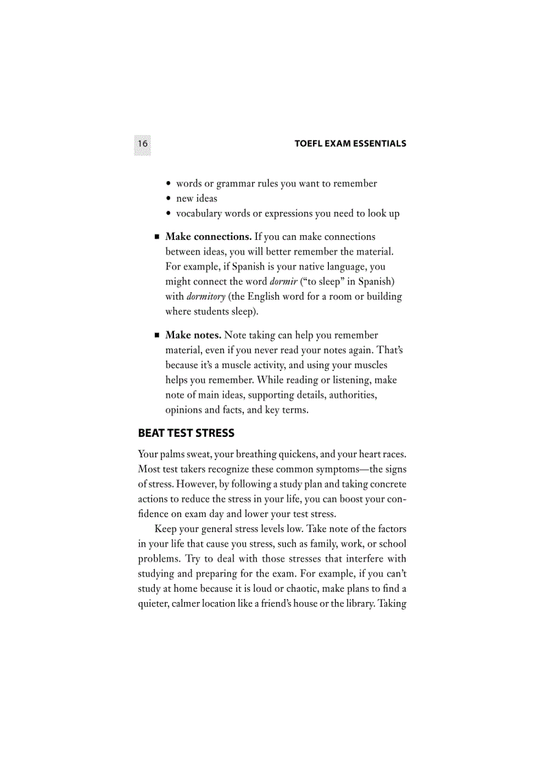 image for page TOEFL Exam Essentials