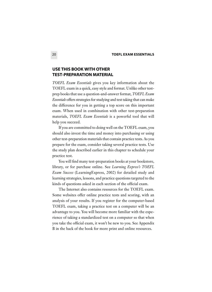 image for page TOEFL Exam Essentials
