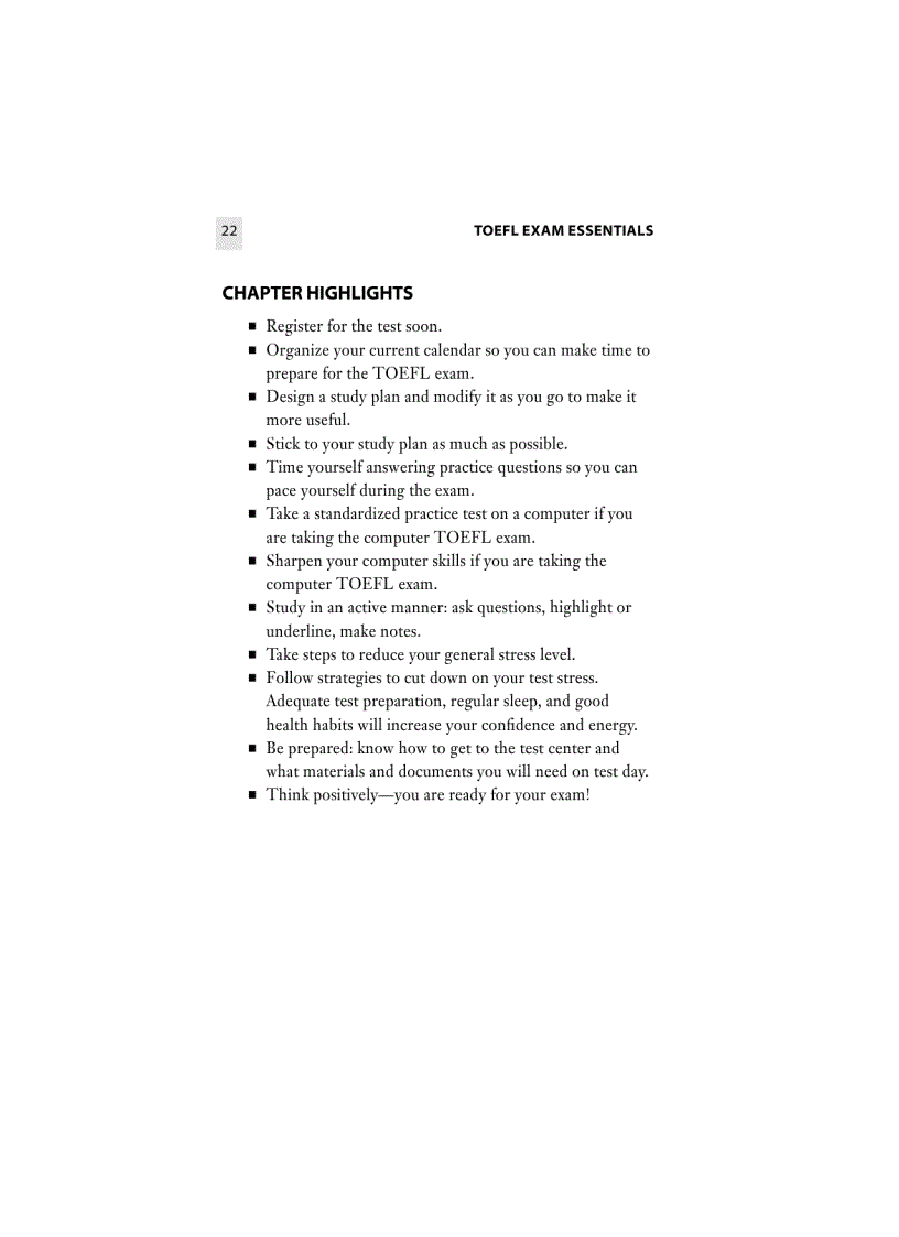 image for page TOEFL Exam Essentials