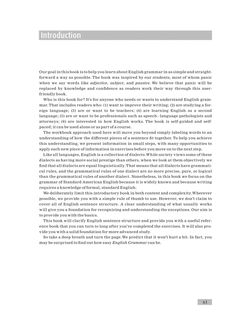 image for page English Grammar Understanding the Basics