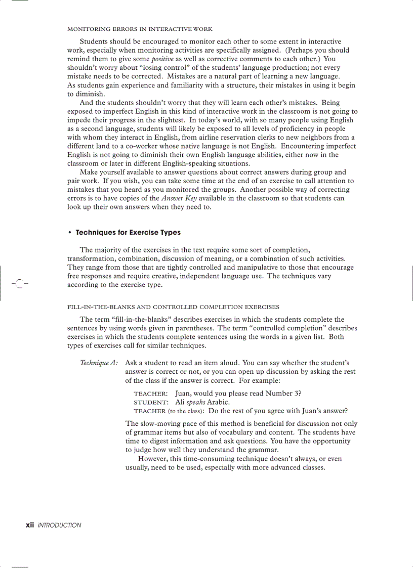 image for page Azar s Fundamentals of English Grammar Teacher s Guide 3rd Edition