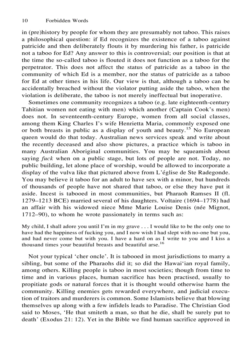 image for page Forbidden Words Taboo and the Censoring of Language