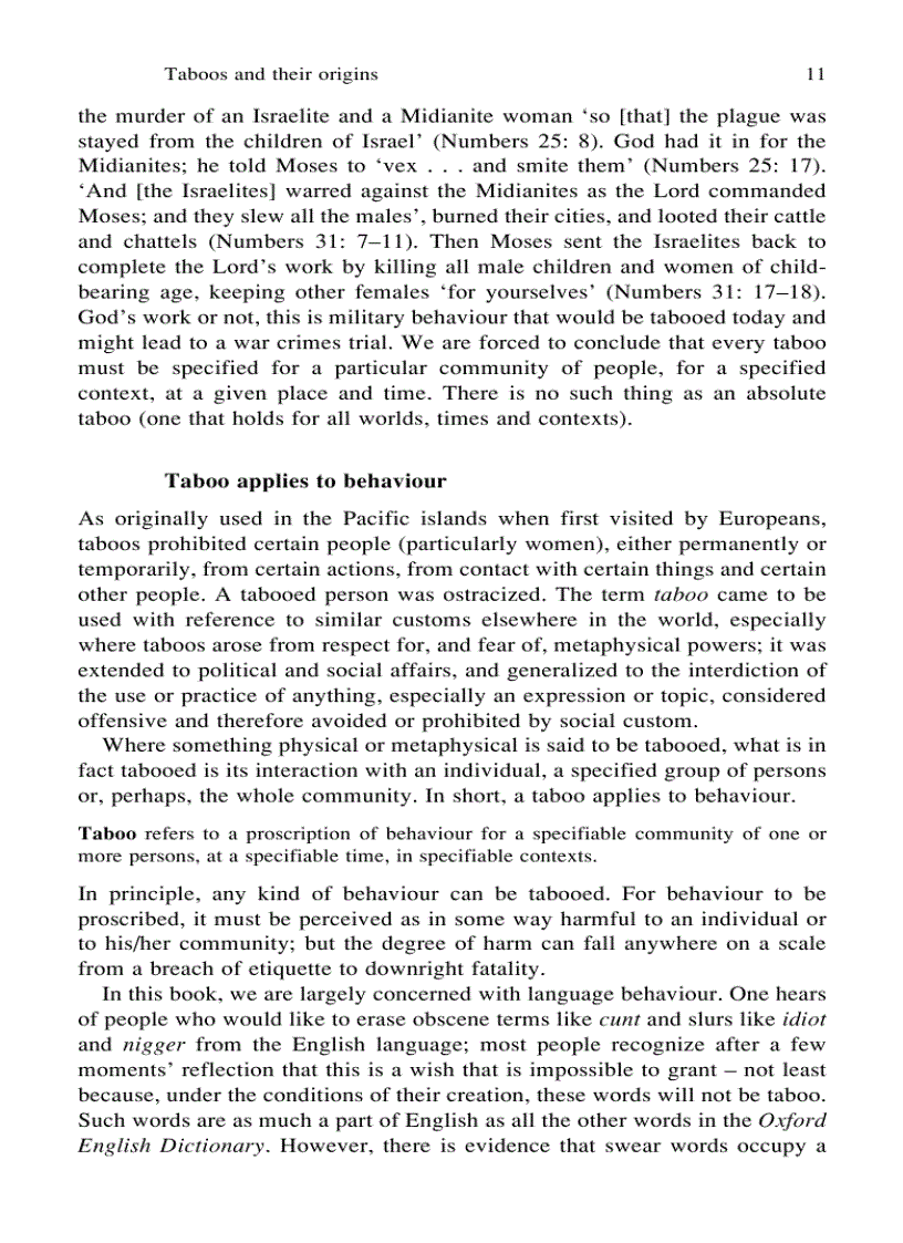 image for page Forbidden Words Taboo and the Censoring of Language