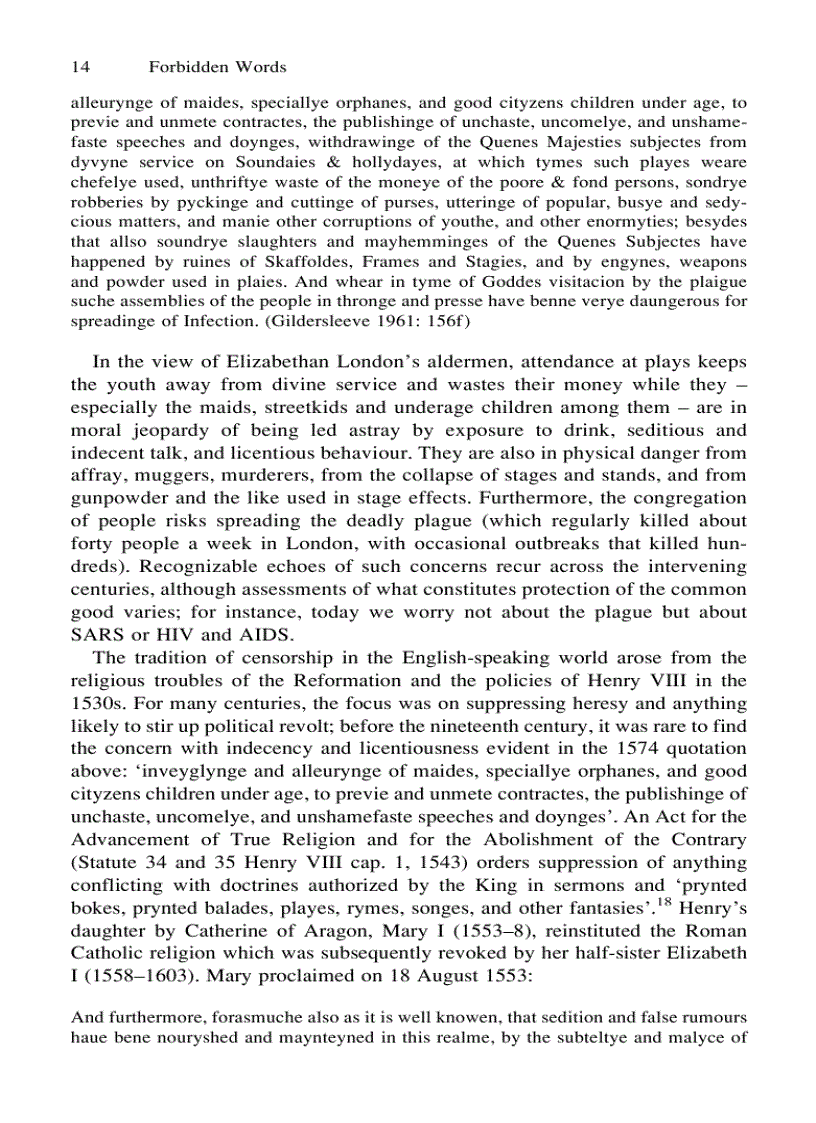 image for page Forbidden Words Taboo and the Censoring of Language