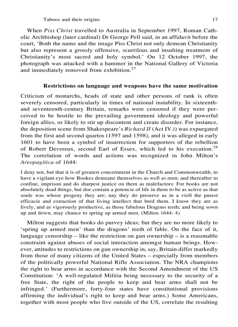 image for page Forbidden Words Taboo and the Censoring of Language