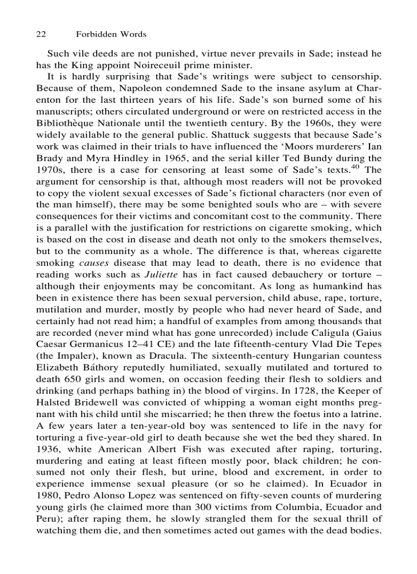 image for page Forbidden Words Taboo and the Censoring of Language