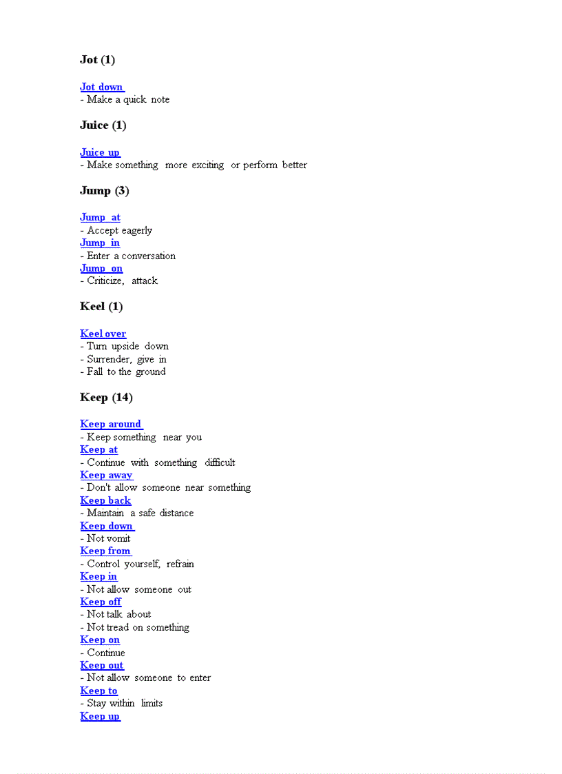 image for page Phrasal Verb Dictionary