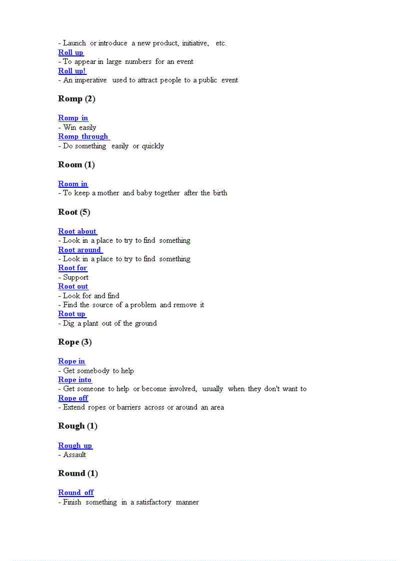 image for page Phrasal Verb Dictionary