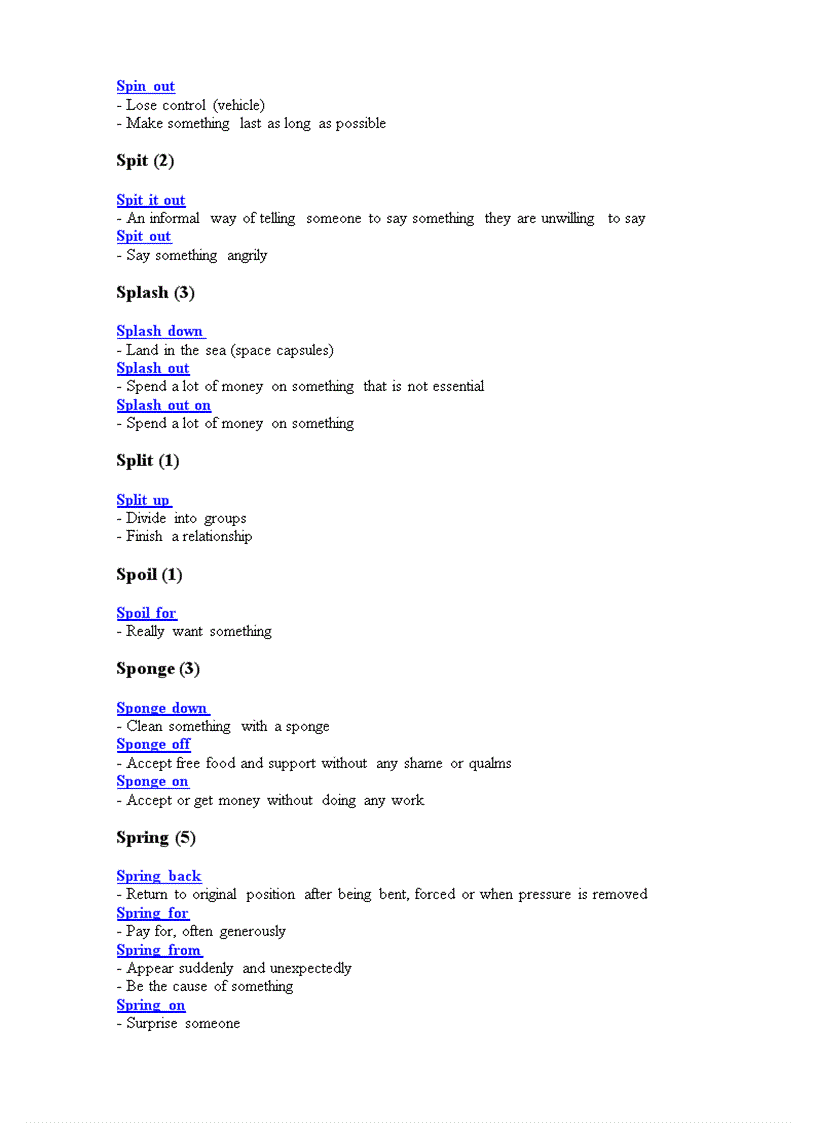 image for page Phrasal Verb Dictionary