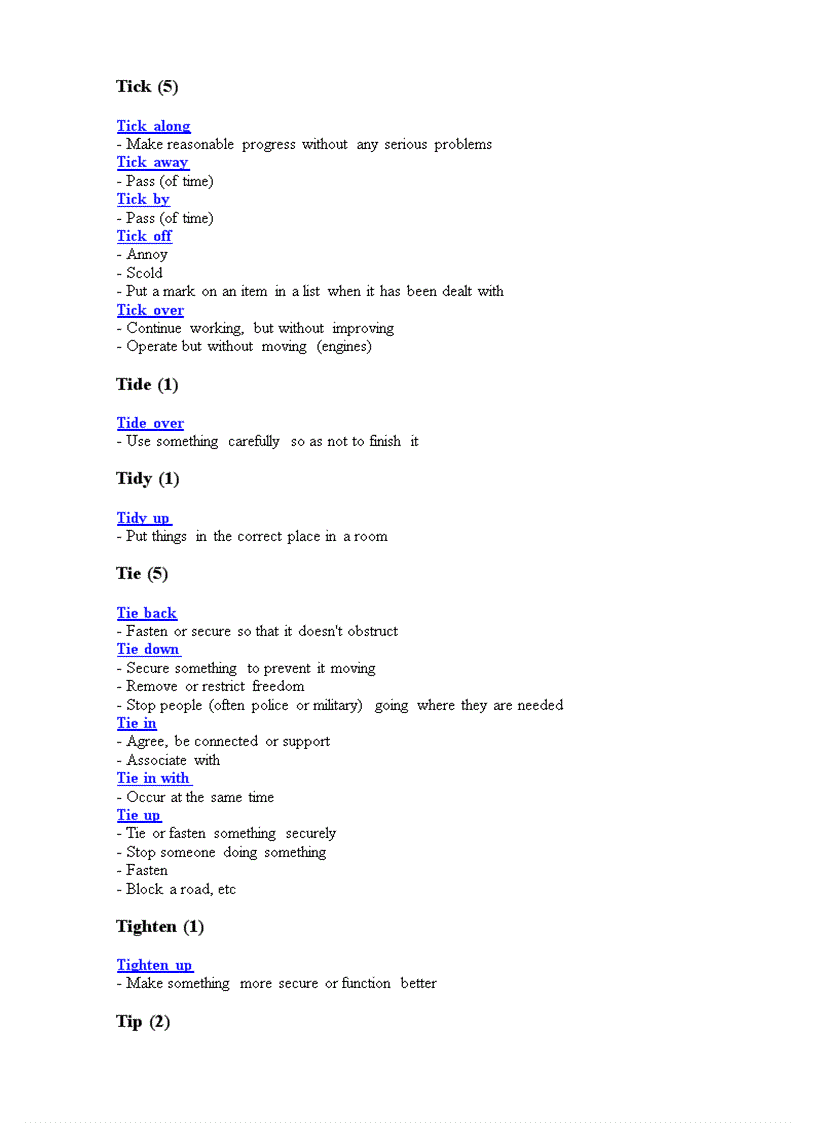 image for page Phrasal Verb Dictionary