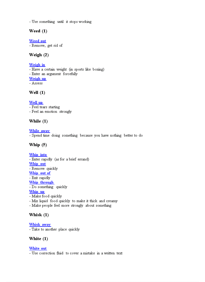 image for page Phrasal Verb Dictionary