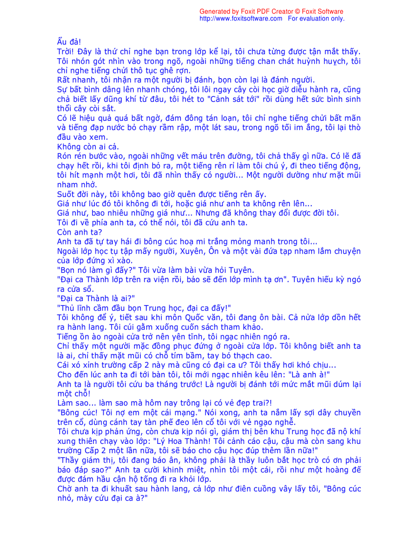 image for page Tiểu thuyết văn học Bông cúc nhỏ