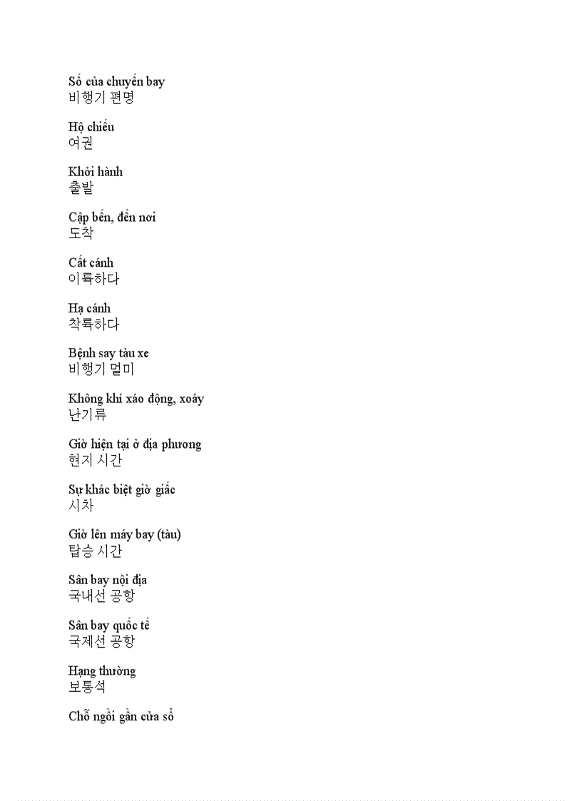 image for page Tiếng hàn du lịch