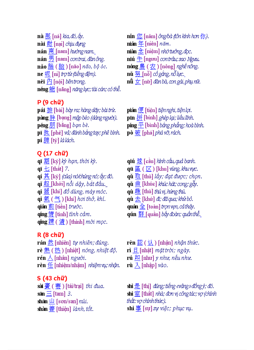 image for page 500 chữ hán cơ bản