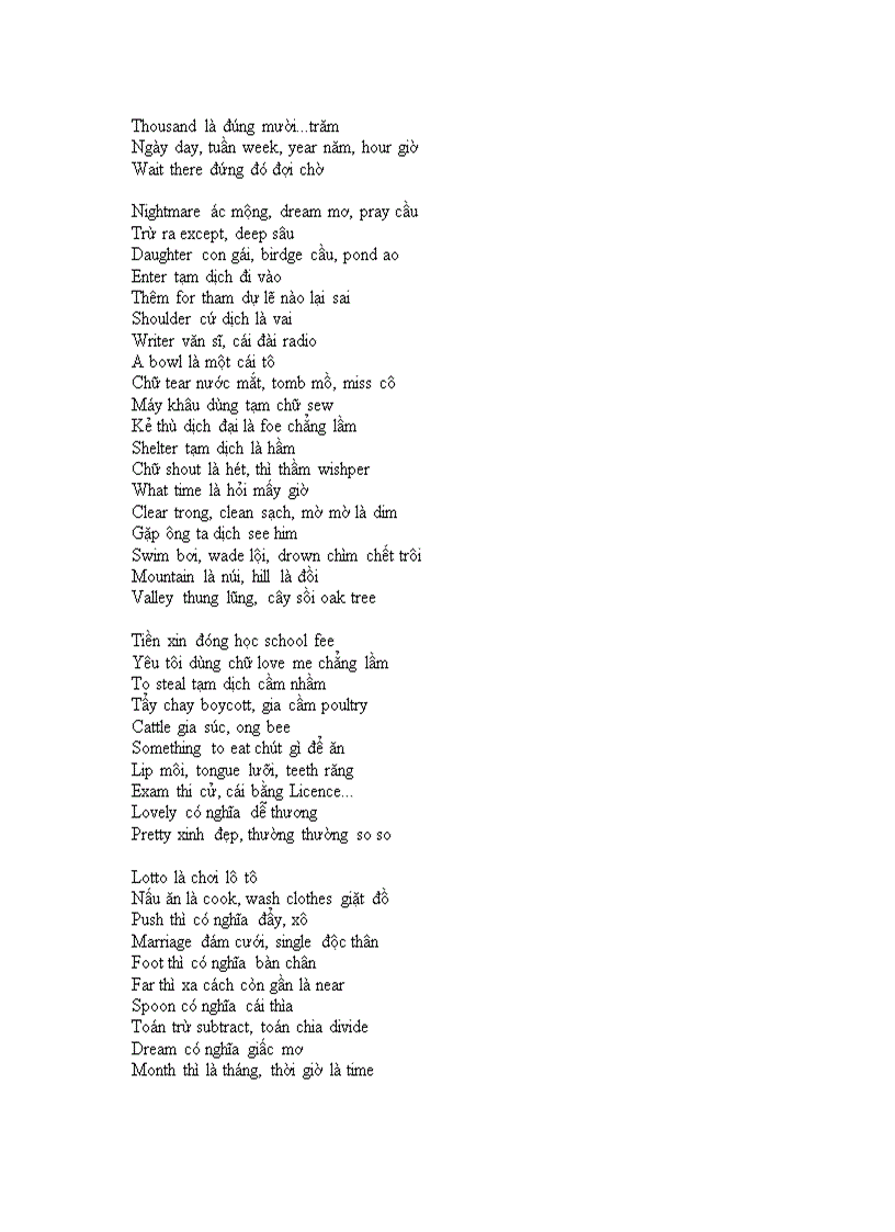 image for page Thơ về tiếng anh