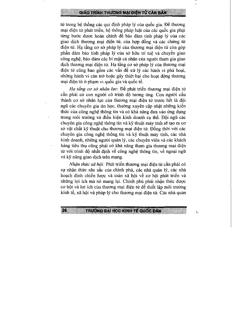 image for page Giáo trình cơ bản về Thương mại điện tử TS Trần Văn Hòe 2006