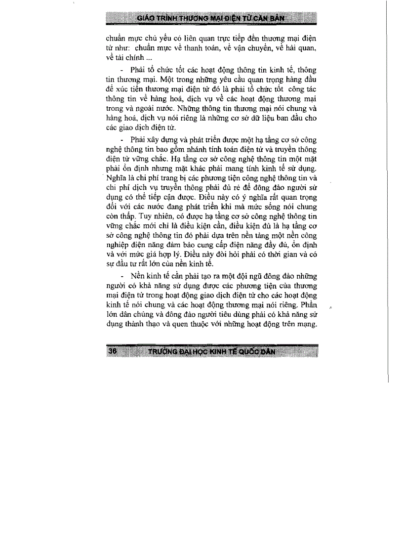 image for page Giáo trình cơ bản về Thương mại điện tử TS Trần Văn Hòe 2006