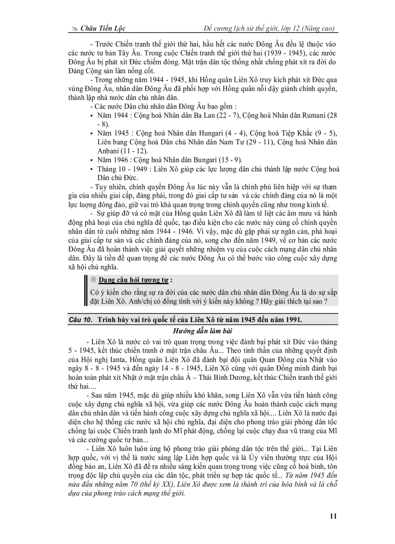 image for page Tài liệu bồi dưỡng học sinh giỏi và ôn thi đại học môn lịch sử