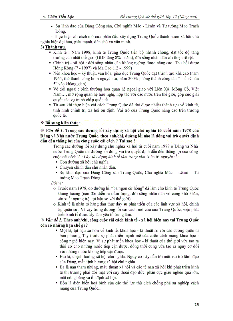 image for page Tài liệu bồi dưỡng học sinh giỏi và ôn thi đại học môn lịch sử