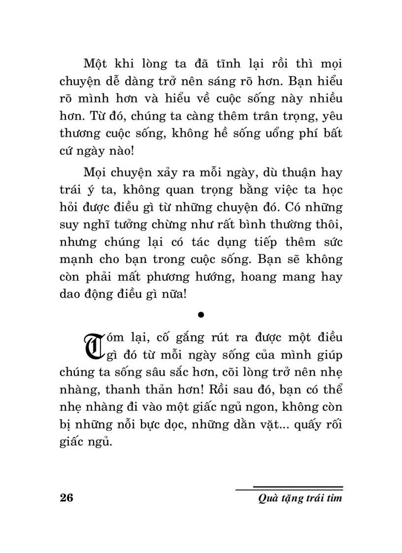 image for page Quà tặng trái tim Chìa khóa sống giản dị