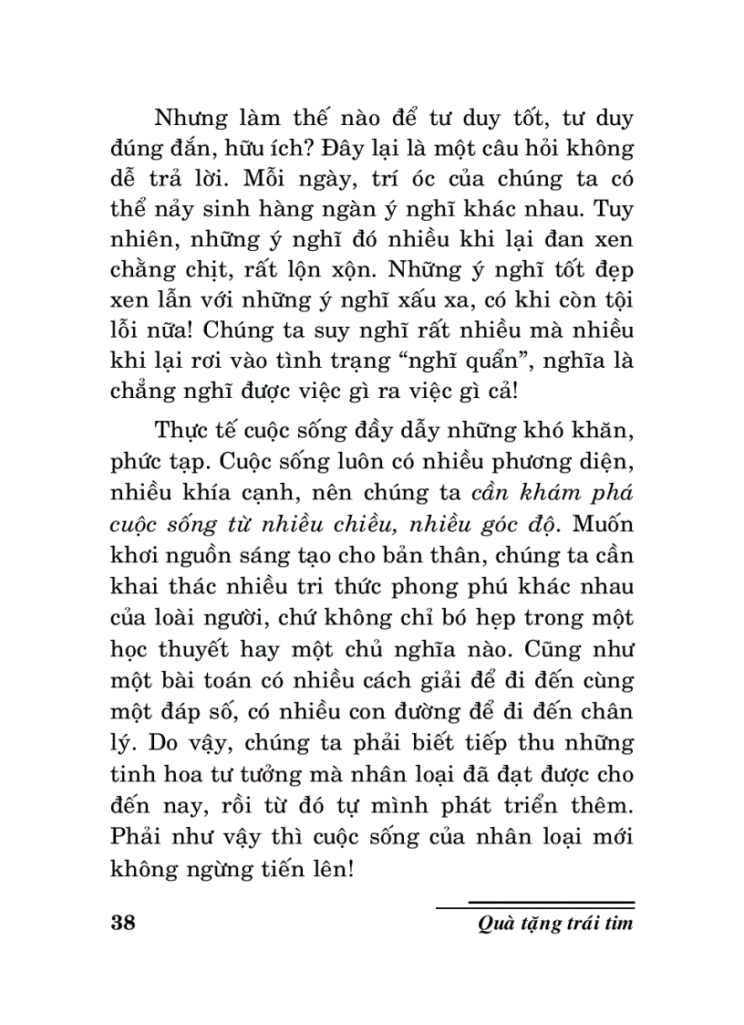 image for page Quà tặng trái tim Chìa khóa sống giản dị