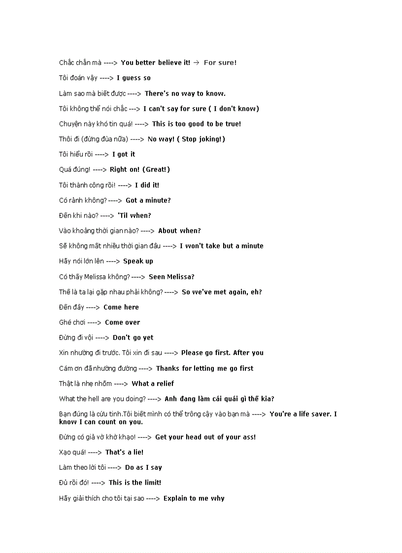 image for page Những câu nói tiếng anh thông dụng word