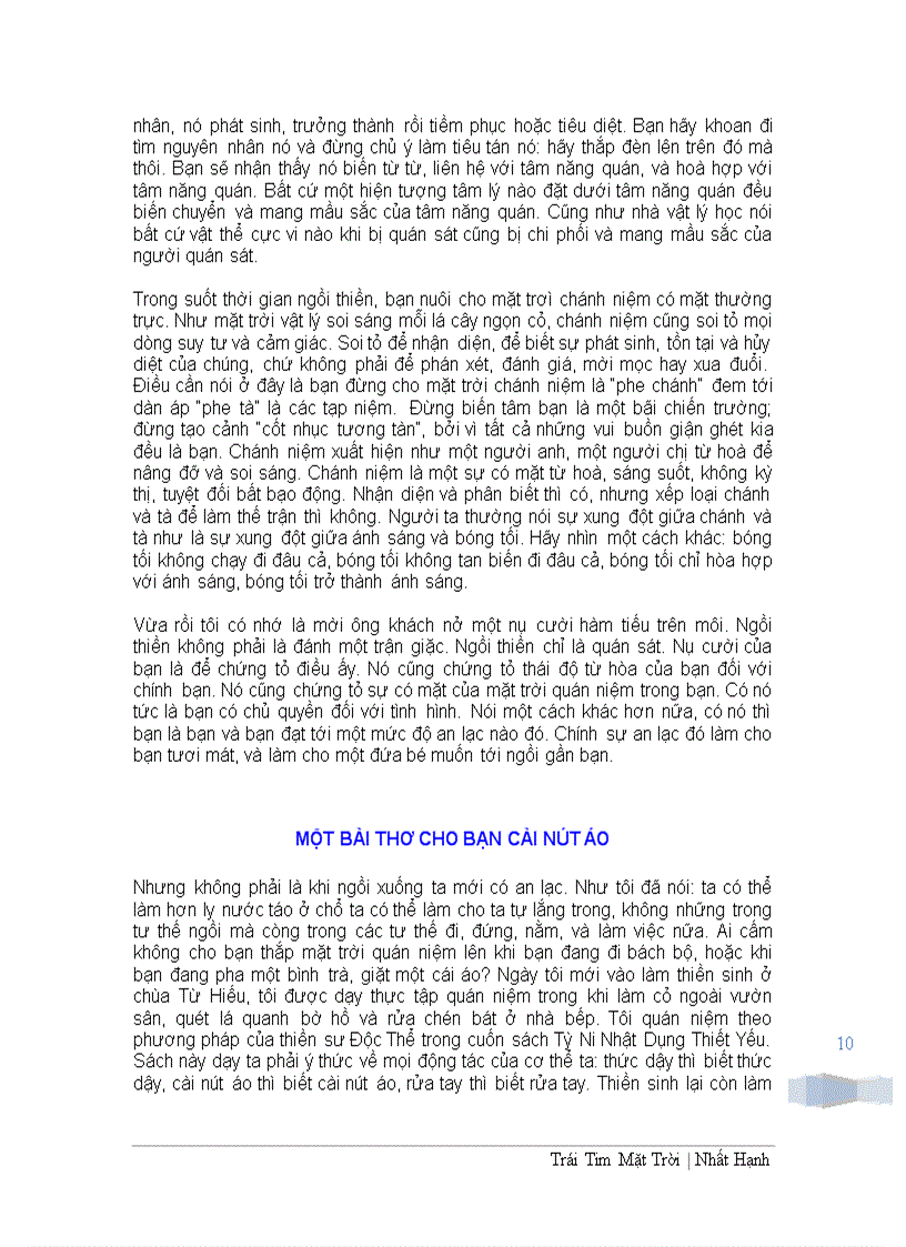 image for page Ebook Trái Tim Mặt Trời Nhất Hạnh