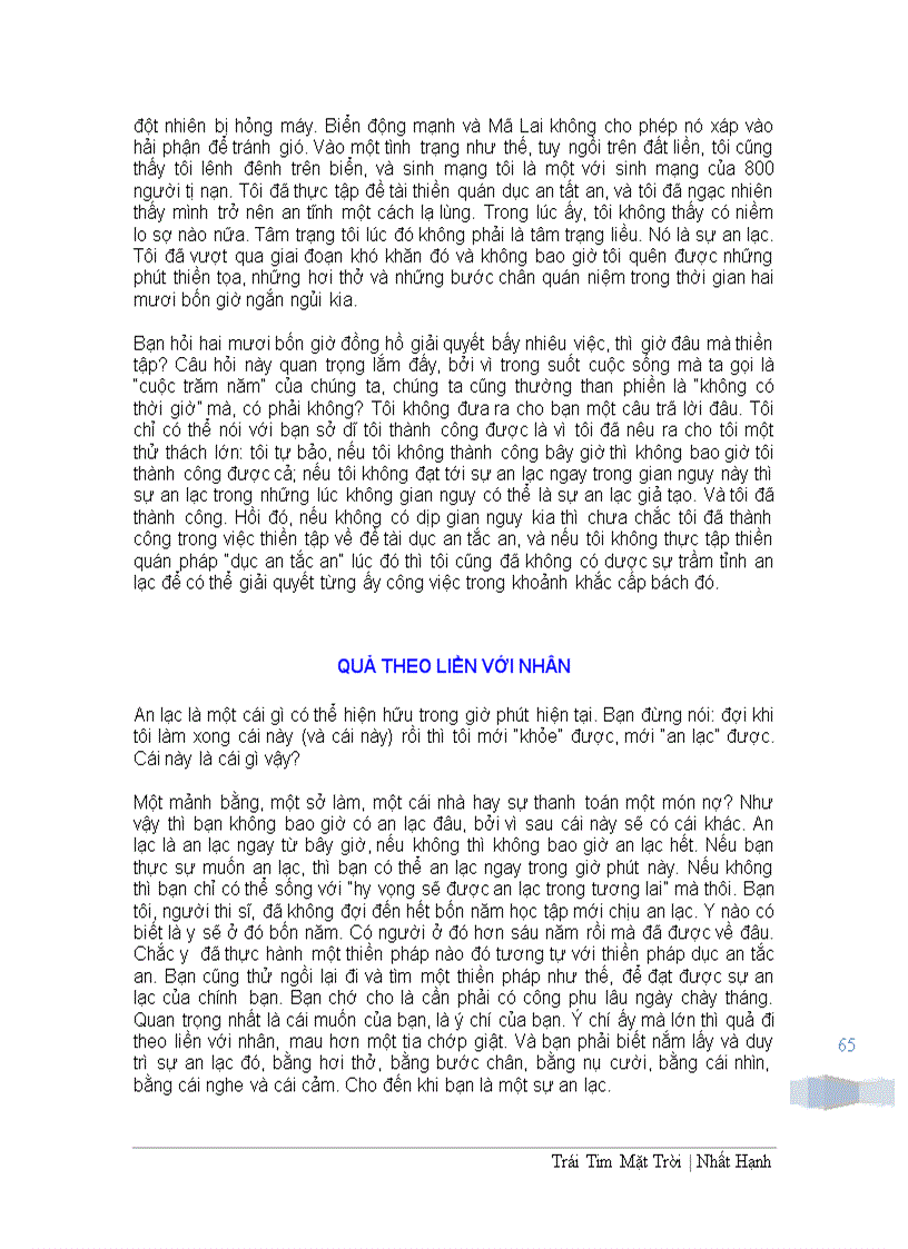 image for page Ebook Trái Tim Mặt Trời Nhất Hạnh