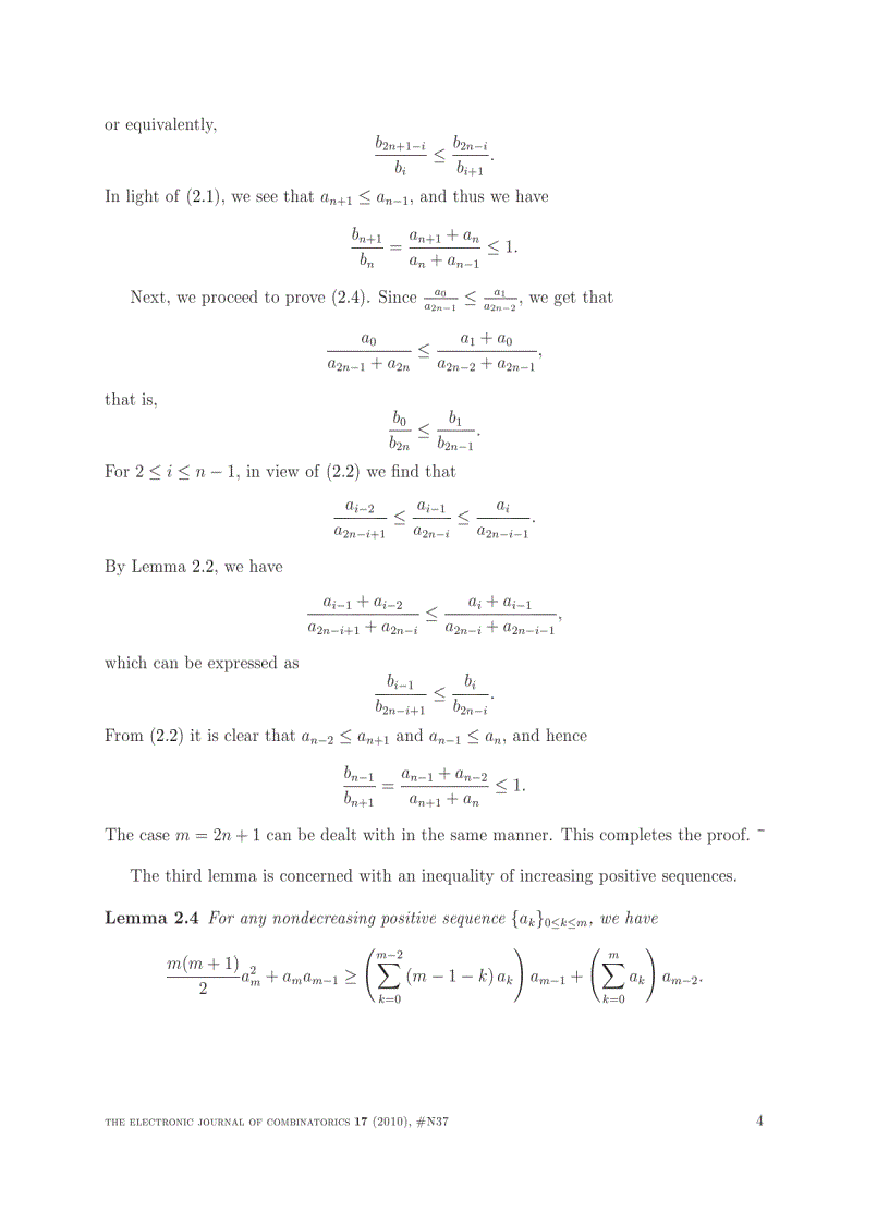 image for page Ratio Monotonicity of Polynomials Derived from Nondecreasing Sequences