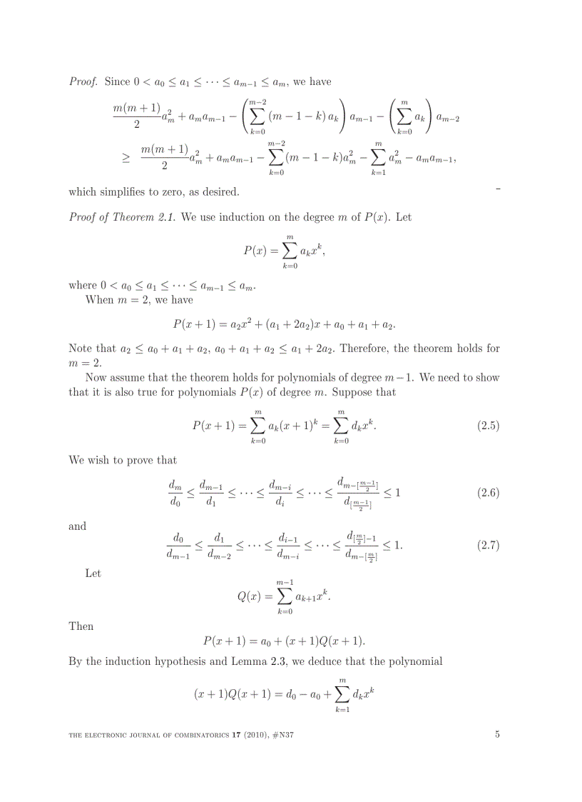 image for page Ratio Monotonicity of Polynomials Derived from Nondecreasing Sequences