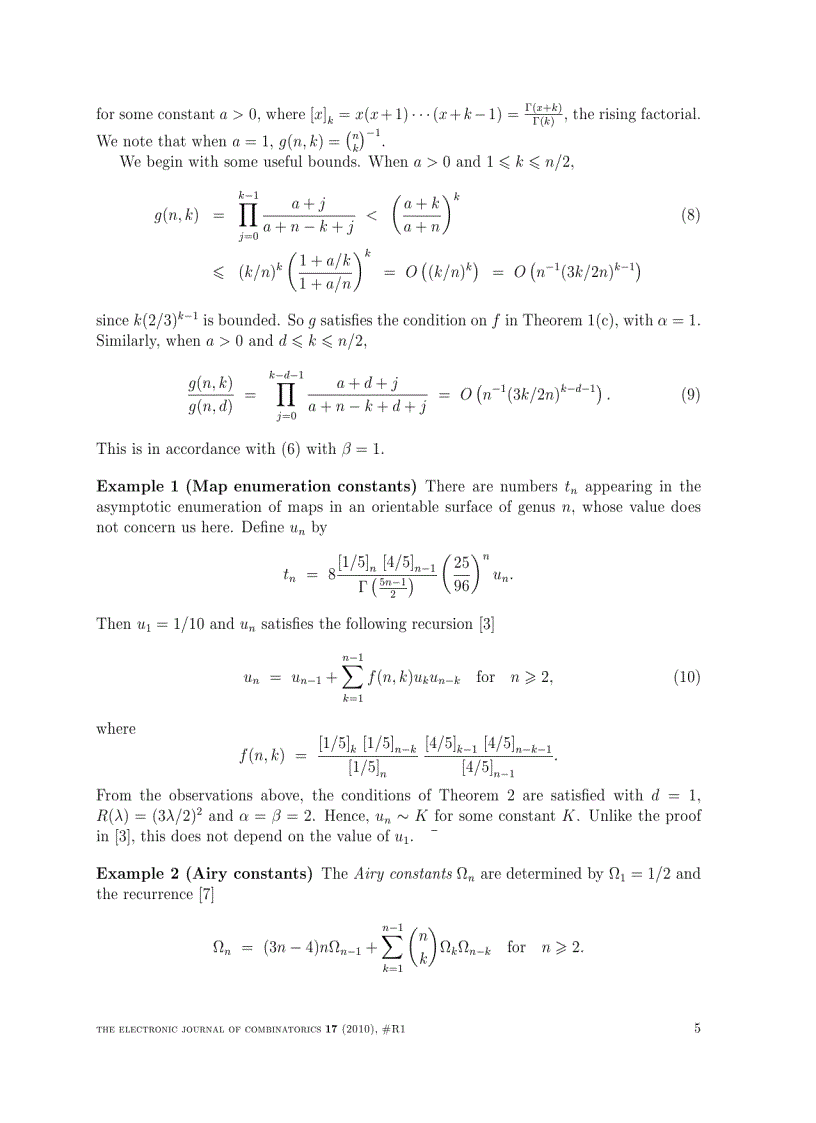 image for page Asymptotics of Some Convolutional Recurrences