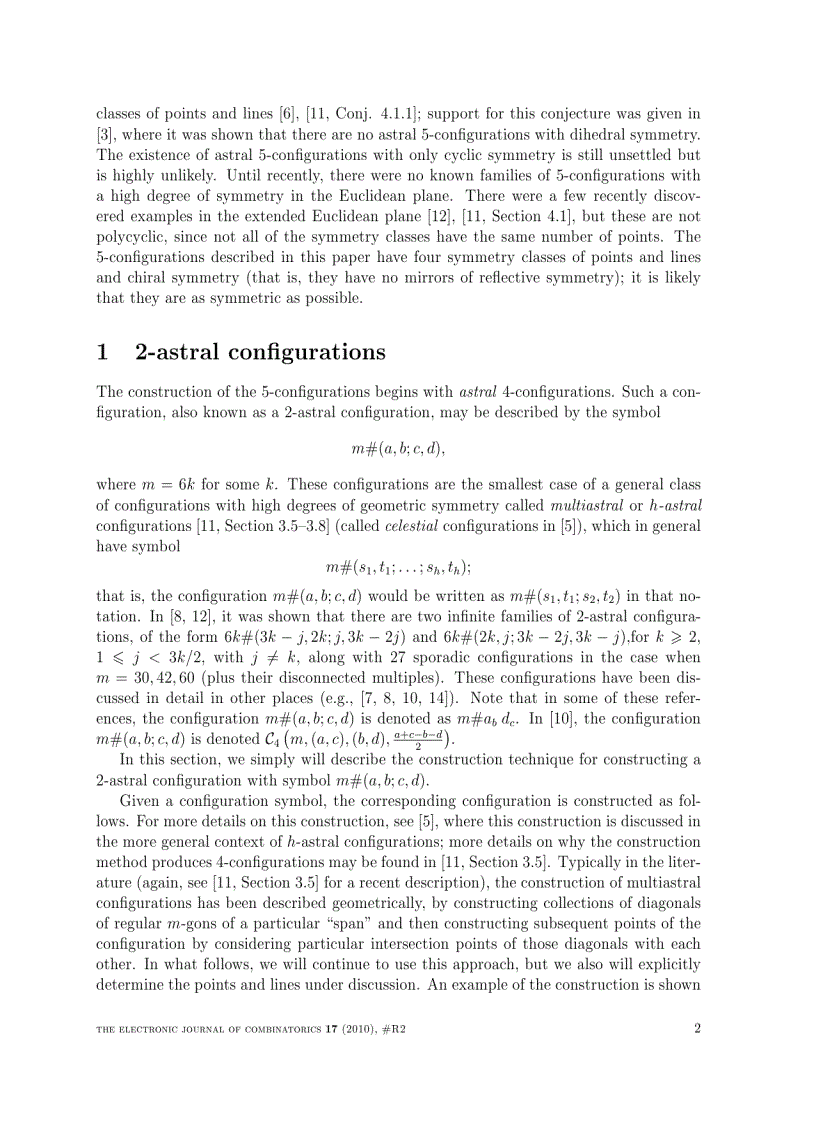 image for page Constructing 5 configurations with chiral symmetry
