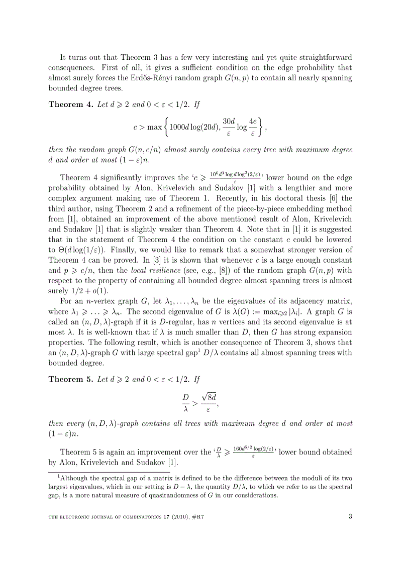 image for page Large bounded degree trees in expanding graphs