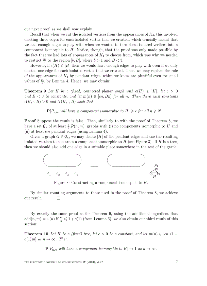 image for page The evolution of uniform random planar graphs