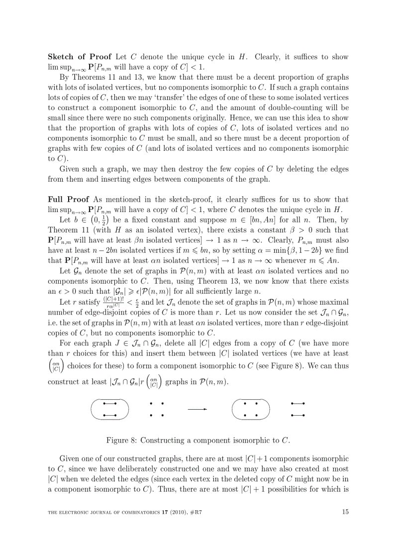 image for page The evolution of uniform random planar graphs