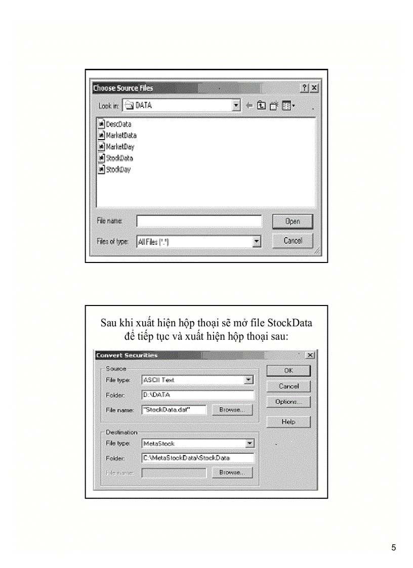 image for page Ứng dụng phần mền Metastock để nhận định xu hướng giá chứng khoán