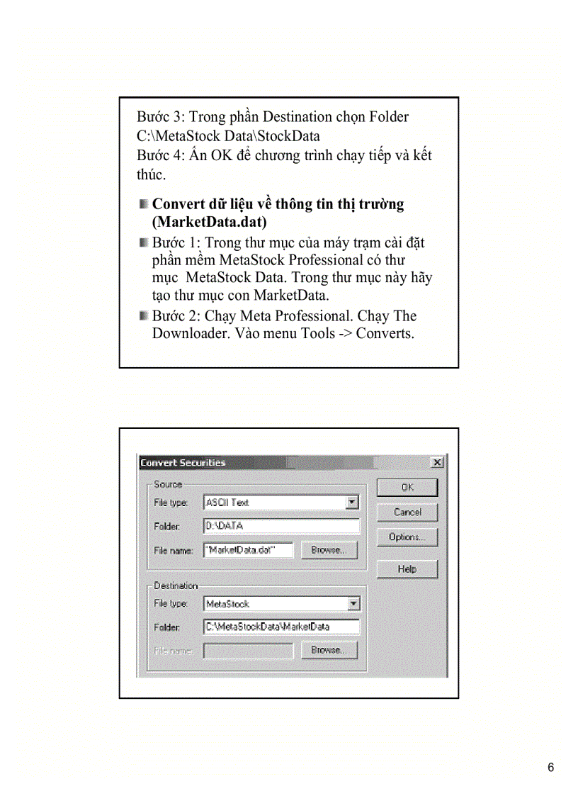 image for page Ứng dụng phần mền Metastock để nhận định xu hướng giá chứng khoán