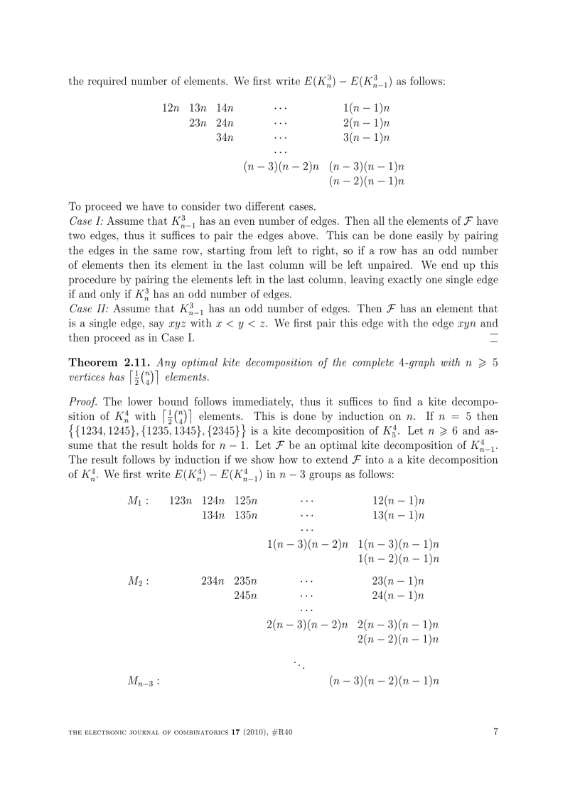 image for page H Decompositions of r graphs when H is an r graph with exactly 2 edges