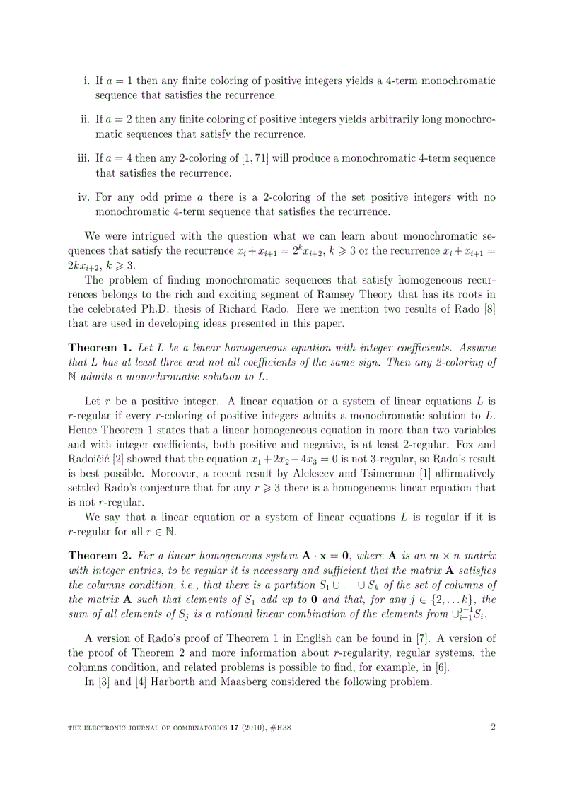 image for page On a Rado Type Problem for Homogeneous Second Order Linear Recurrences