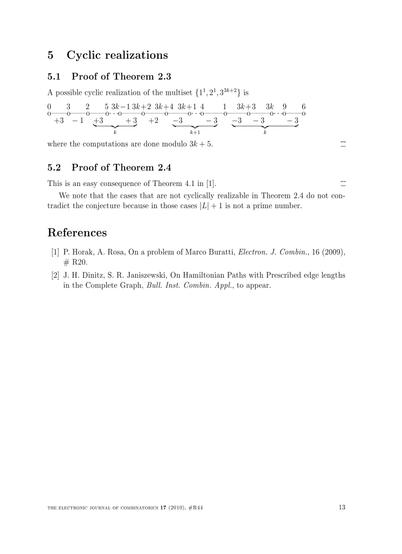 image for page Hamiltonian paths in the complete graph with edge lengths 1 2 3