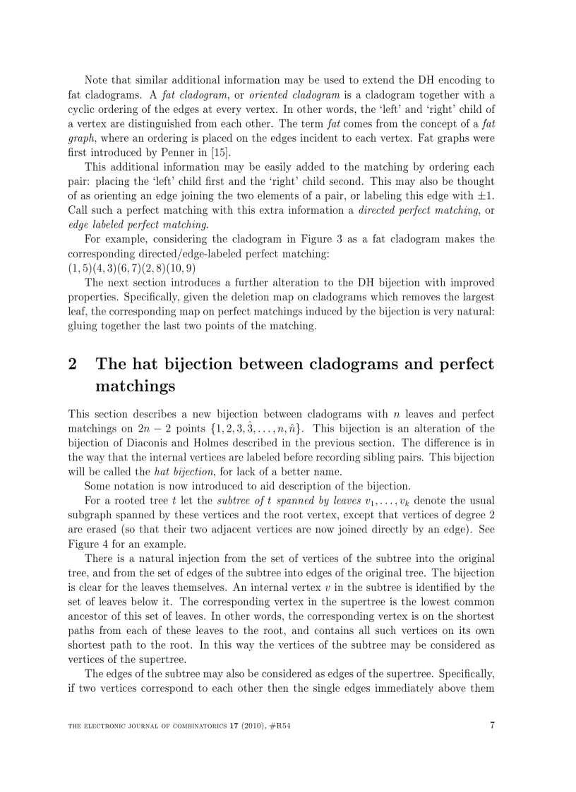 image for page Encodings of cladograms and labeled trees