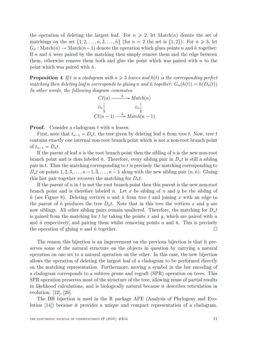 image for page Encodings of cladograms and labeled trees