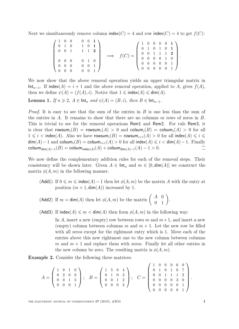 image for page Ascent sequences and upper triangular matrices containing non negative integers
