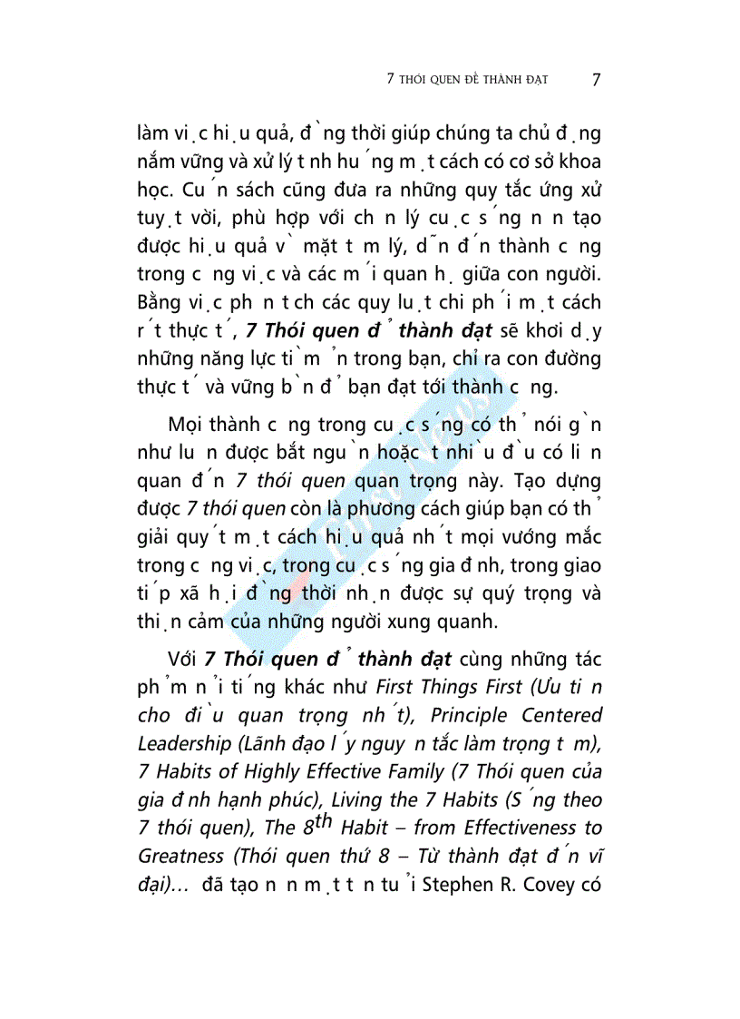 image for page 7 thói quen để thành đạt