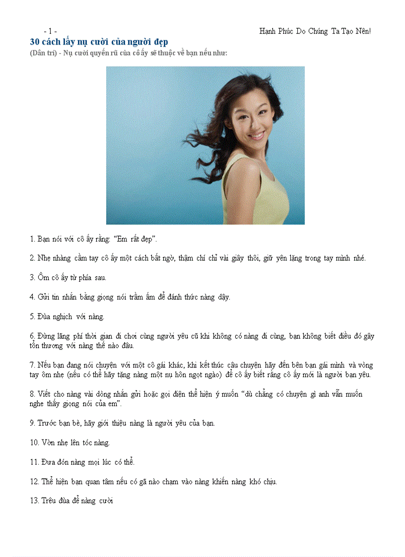 image for page 30 cách lấy nụ cười của người đẹp