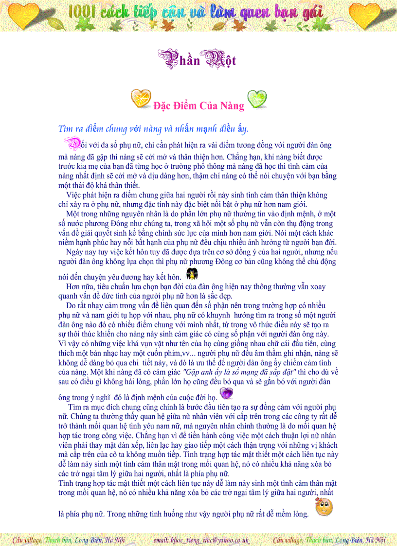 image for page 1000 cách tiếp cận và làm quen bạn gái