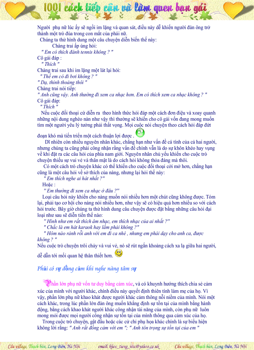 image for page 1000 cách tiếp cận và làm quen bạn gái