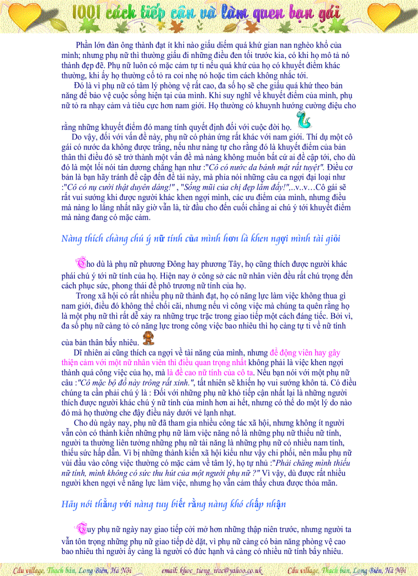 image for page 1000 cách tiếp cận và làm quen bạn gái