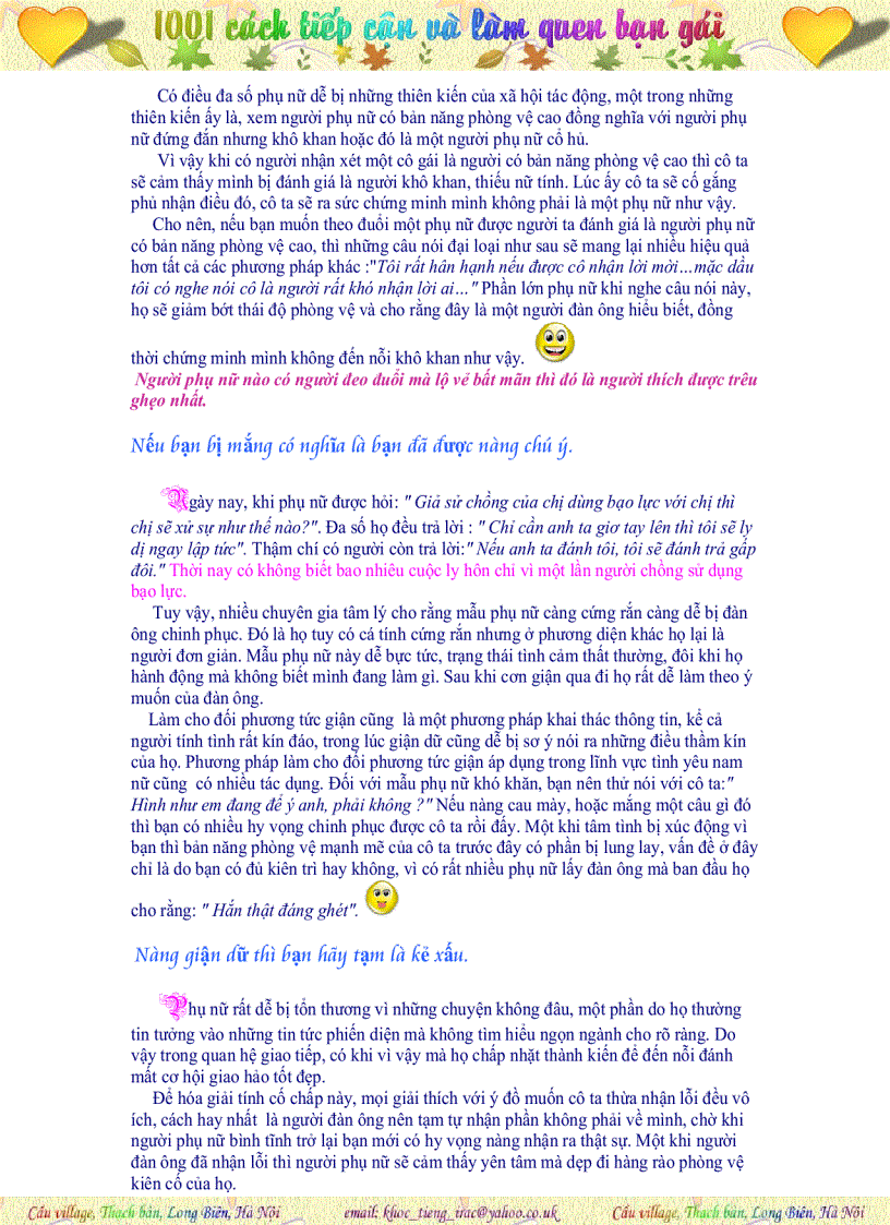 image for page 1000 cách tiếp cận và làm quen bạn gái